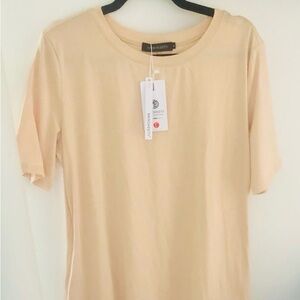 Merokeety Beige Midi Dress